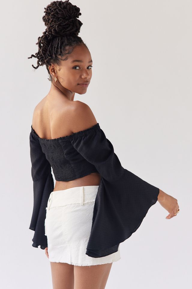 UO Katie Long Sleeve Corset Top #1