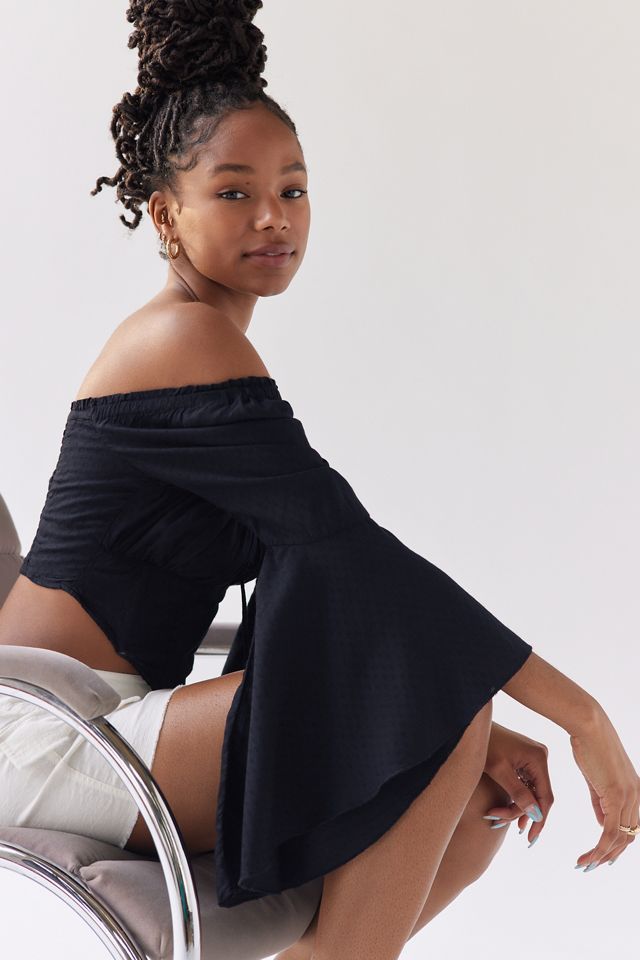UO Katie Long Sleeve Corset Top #3