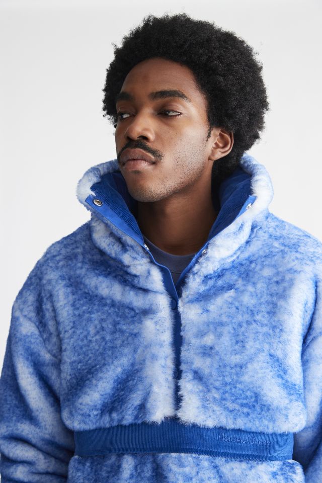 Faux fur hoodie shop mens urban outfitters