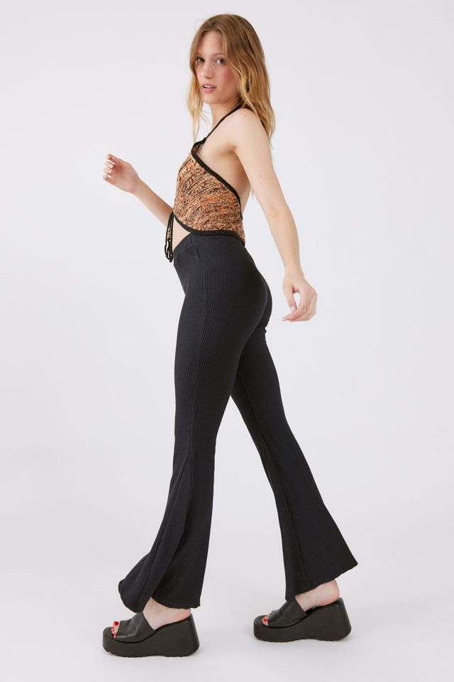 UO Antonia Knit Flare Pant #1