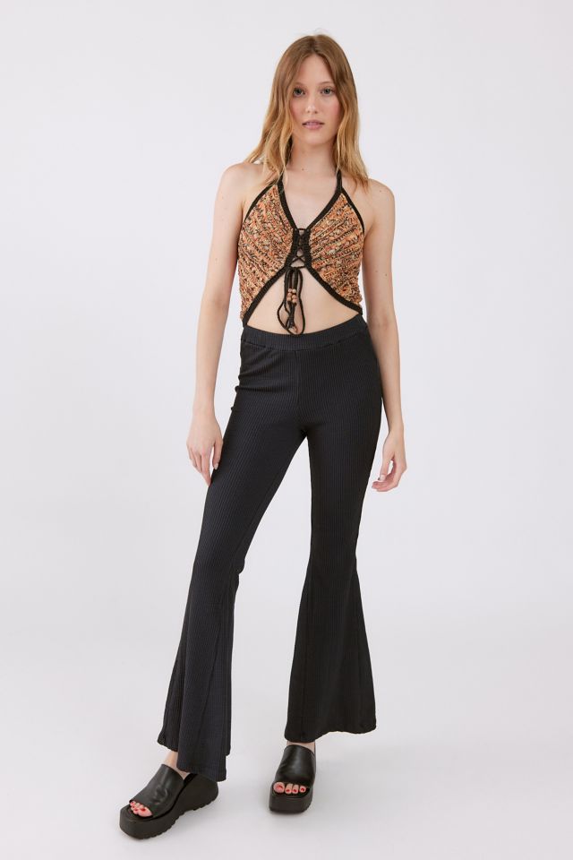UO Antonia Knit Flare Pant #3