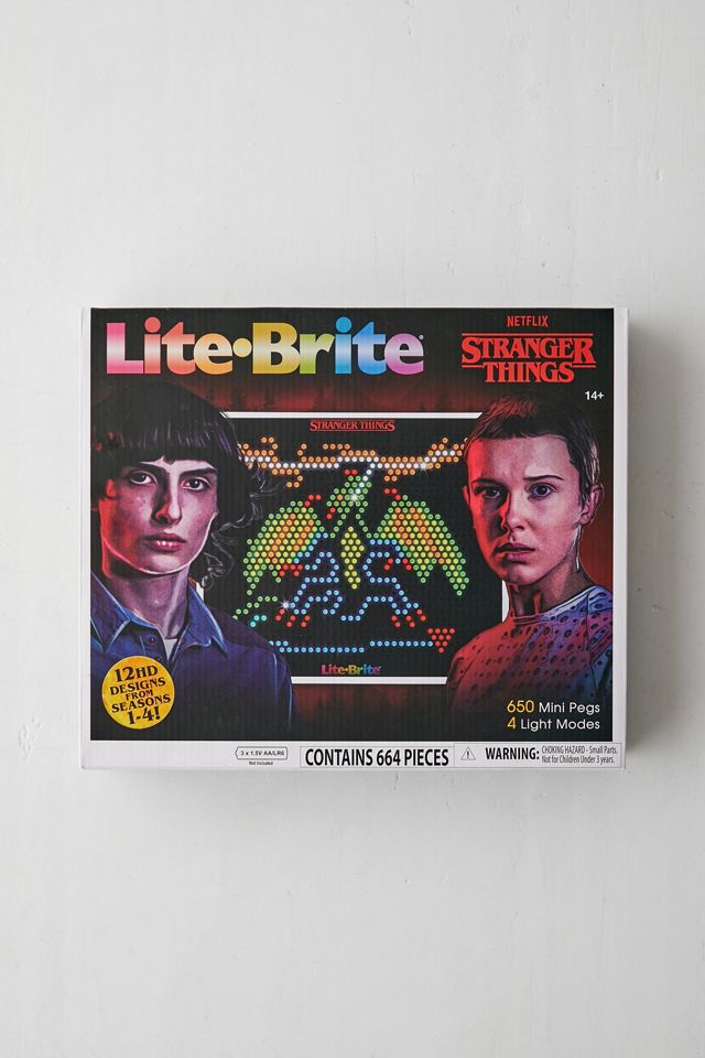 Lite-Brite Stranger Things Special Edition Retro Light Up Peg Board