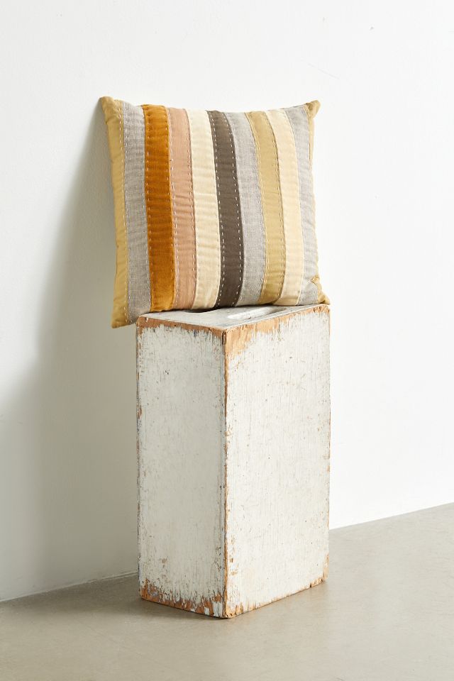 Urban Renewal Recycled Stripe Throw Pillow #1