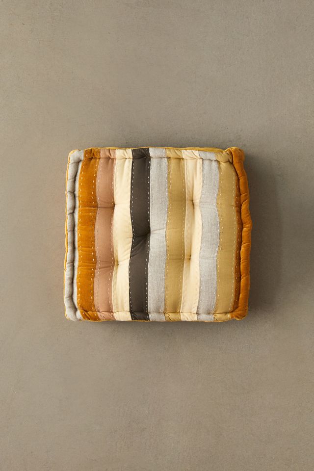 Urban Renewal Recycled Stripe Floor Pillow #1