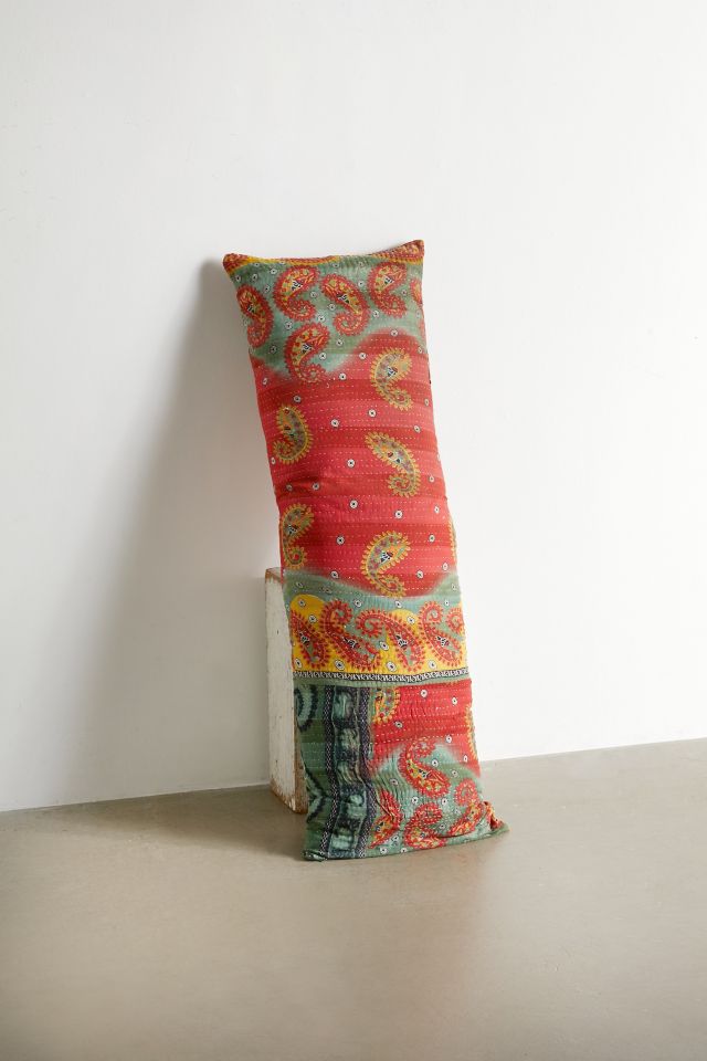 Urban Renewal One-Of-A-Kind Kantha XL Body Pillow #2