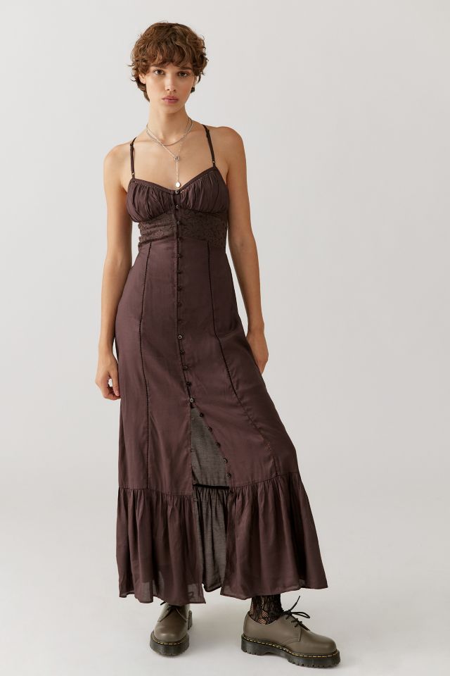 UO Silva Midi Slip Dress #1
