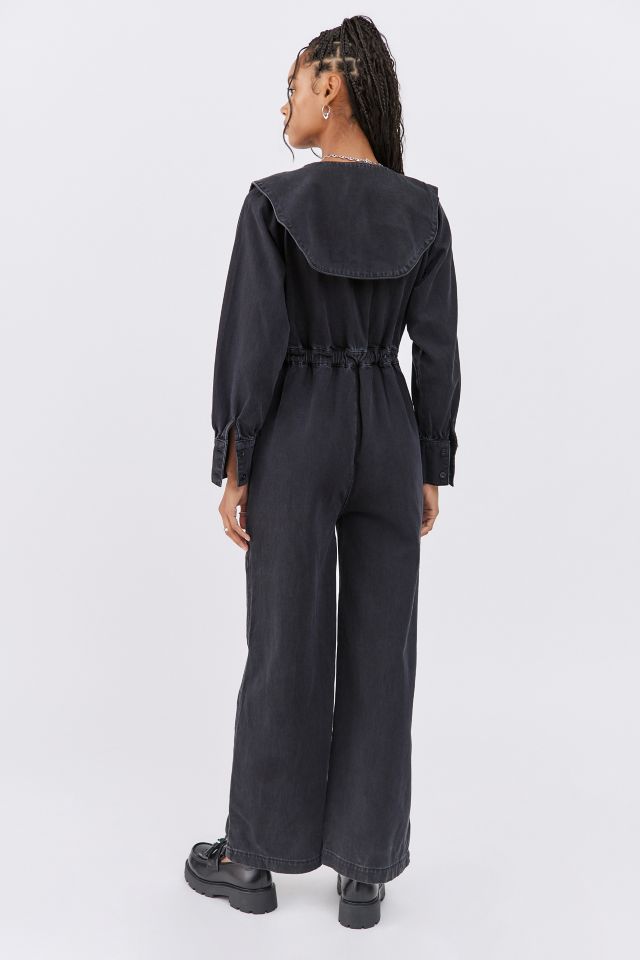 Damson Madder Ginny Denim Tie-Front Jumpsuit #2