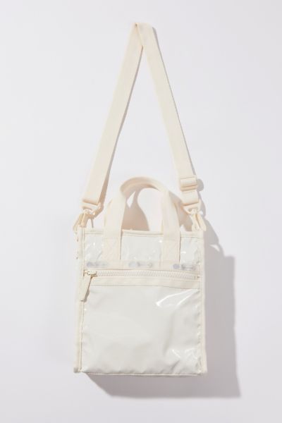 ★LeSportsac★ White Denim Cream Sherpa Mini NS Tote Bag 160 1559_LA12_front_bfab63db-9d39-