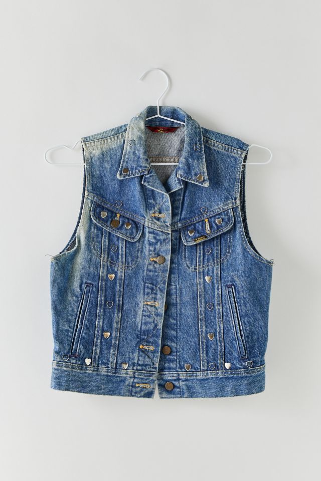 Lee denim vest best sale