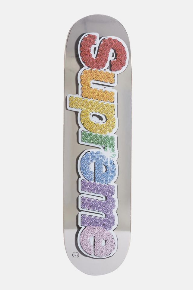 Supreme Bling Box Logo Skateboard Deck