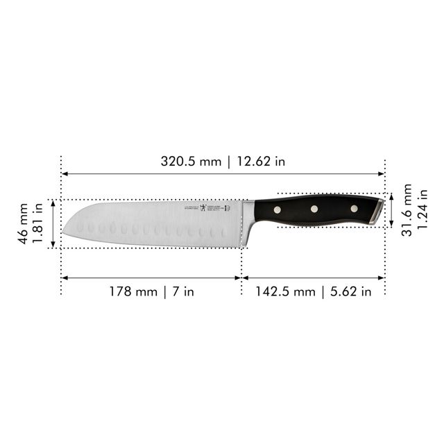 Henckels Forged Accent 7-inch Hollow Edge Santoku Knife #3