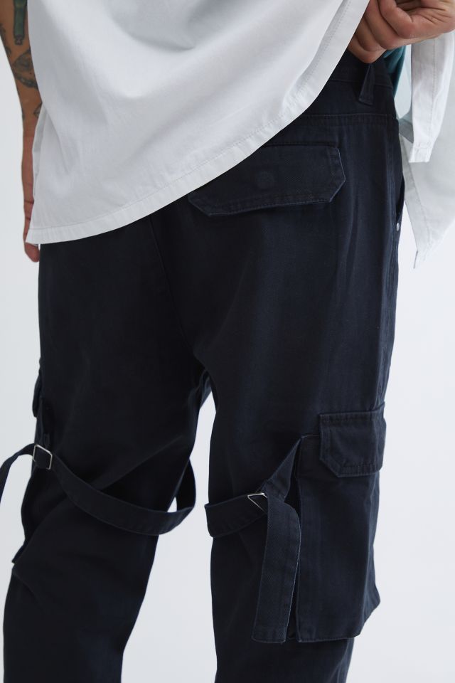 Buy Urban Edge Black Cargo Pants By weave wardrobe at Best Price