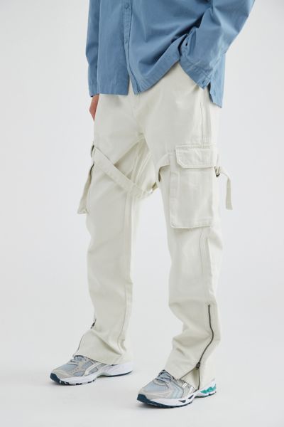 Standard Cloth Herringbone Twill Flared Cargo Pant