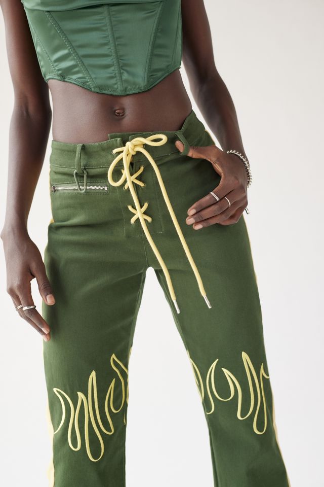 House Of Sunny Pamela Lace-Up Pant | Urban Outfitters Canada