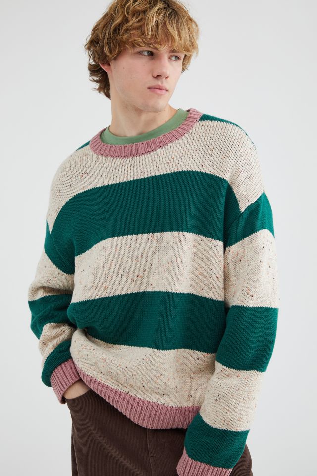 UO Bar Stripe Crew Sweater | Urban Outfitters