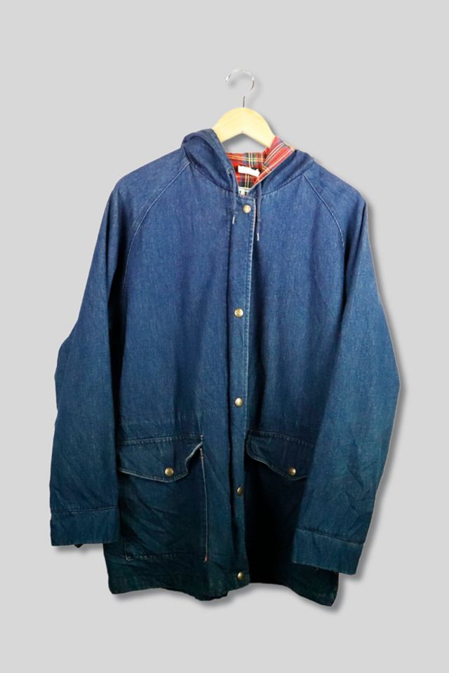 Ll bean denim on sale jacket