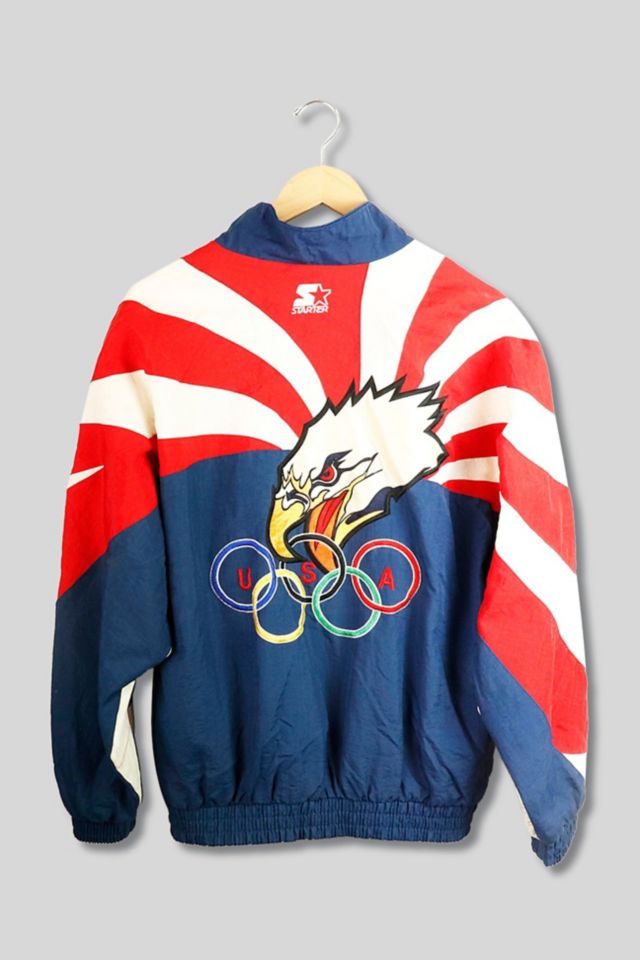 Vintage Starter Team USA Olympics Zip Up Jacket | Urban Outfitters