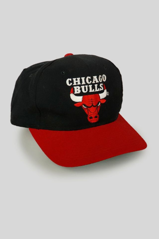 NOS! VINTAGE CHICAGO BULLS STARTER PINSTRIPE SNAPBACK CAP NBA LICENSED SO  RARE!