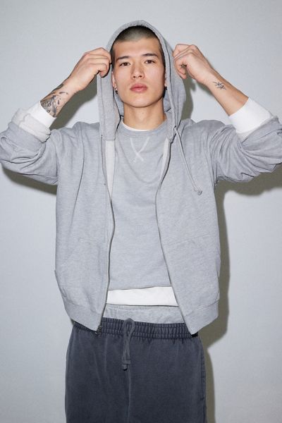 Men's Grey Sweatshirts + Hoodies | Urban Outfitters