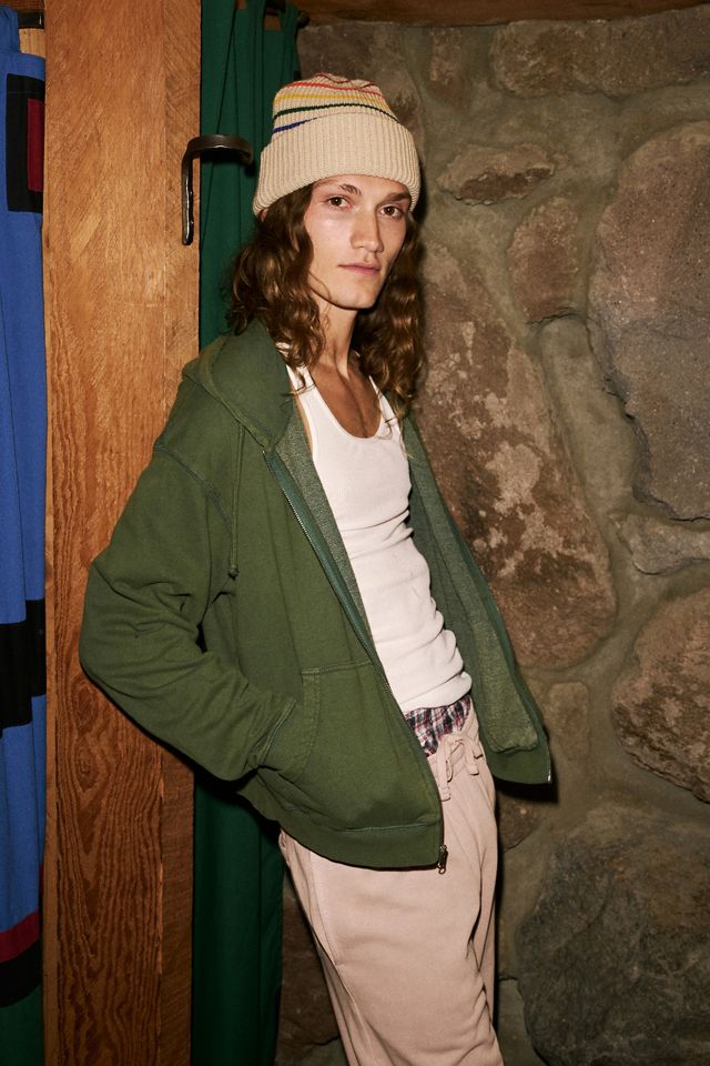 BDG Bonfire Full Zip Hoodie Sweatshirt | Urban Outfitters
