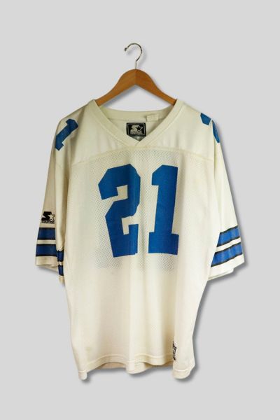 DALLAS COWBOYS # 21 DEION SANDERS VINTAGE 90s STARTER JERSEY nfl