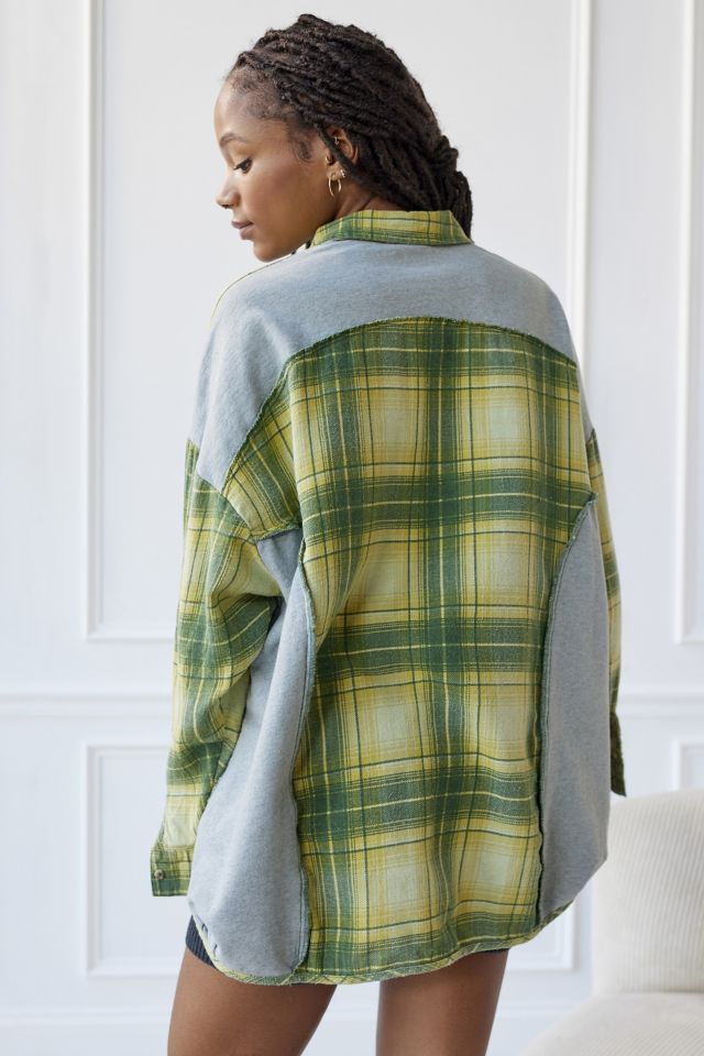 Out From Under Frankie Flannel Oversized Button-Down Shirt #1