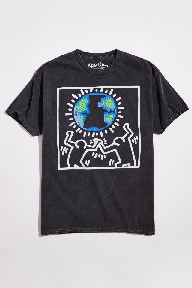 Keith Haring Art Print - Earth, world