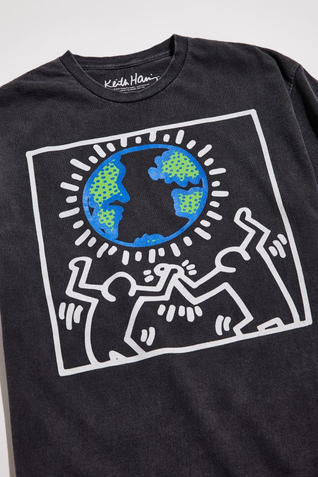 Keith Haring Art Print - Earth, world