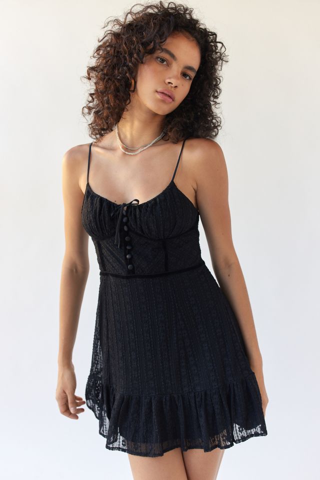 UO Silvana Lace Mini Dress