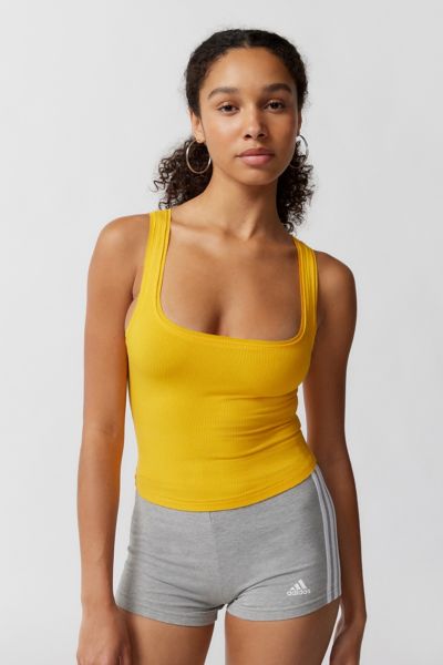 All Stars Ribbed Mock Neck Tank Top