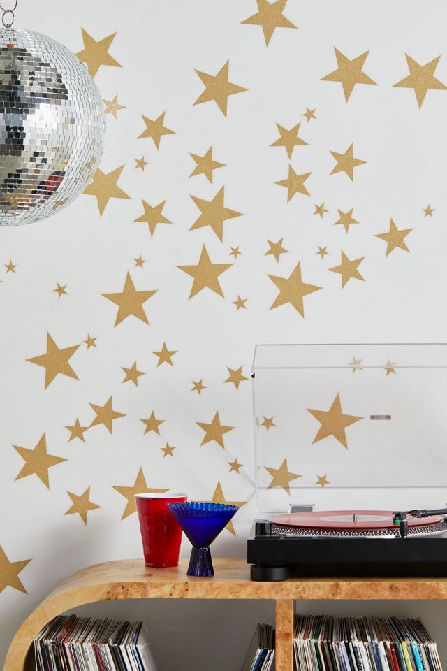 Glitter Twinkle Stars Peel And Stick Wall Decals Urban Outfitters