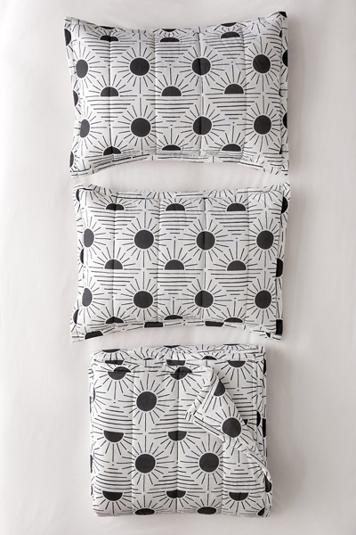 Geo Sun Printed Quilt Set - Thumbnail 2