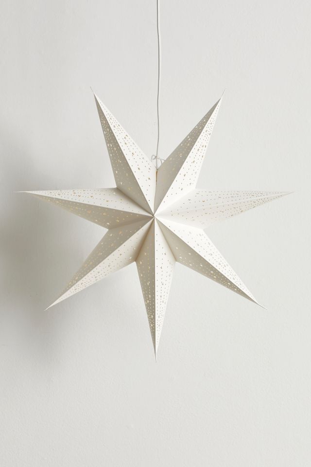  Paper Star Lantern Decoration (Cosmic White 7-Point