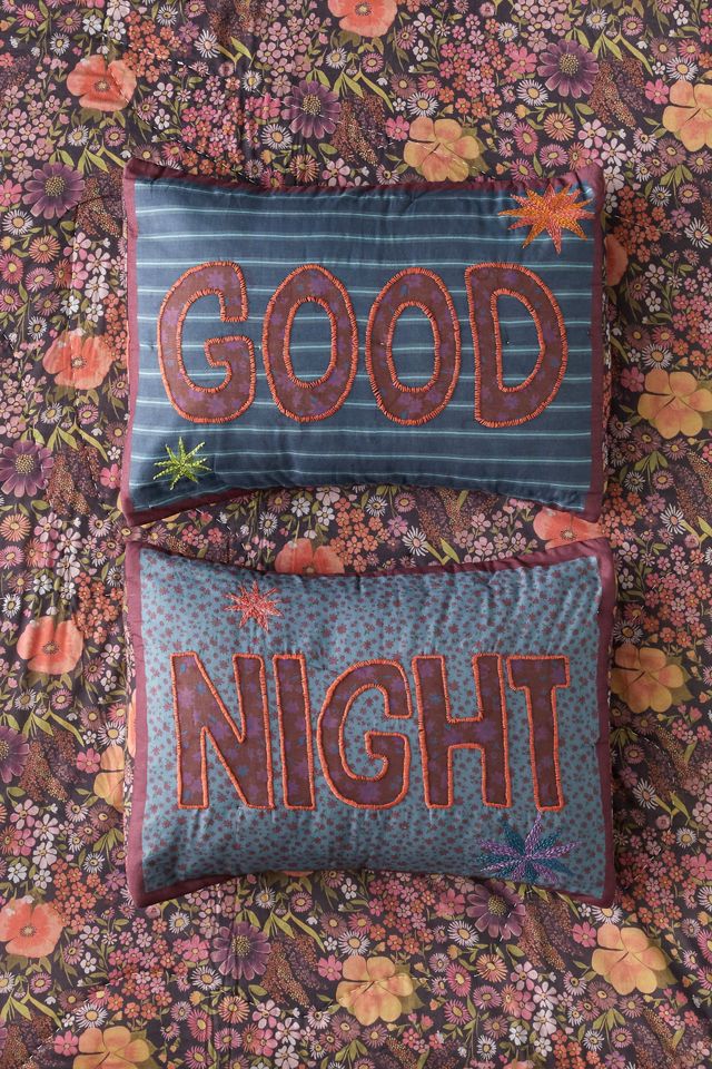 Goodnight Quilted Sham Set Urban Outfitters