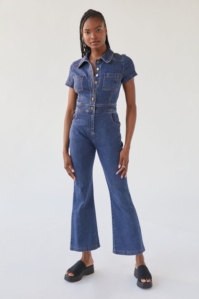 UO Denim Coverall Jumpsuit | Urban Outfitters