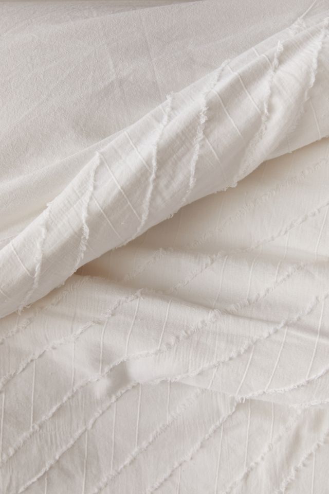 Lydia Bias Raw Edge Duvet Cover #3