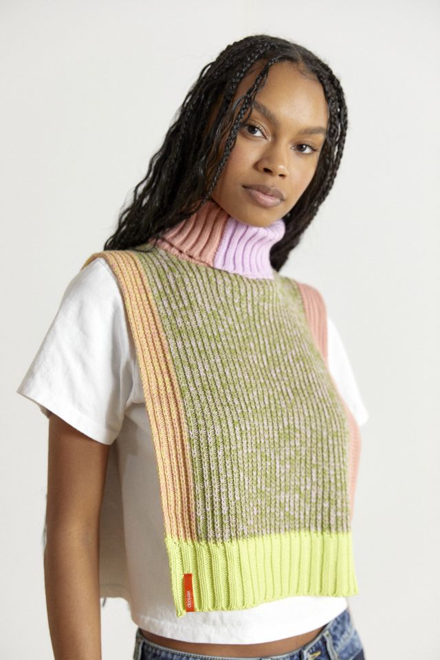 Verloop Static Swatch Knit Turtleneck Dickie