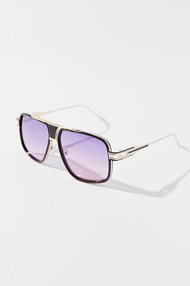 URBAN OUTFITTERS AVIATOR SUNGLASSES REFLEX SPRING TEMPLE AVIATOR SUNGLASSES UNSX UO Essential Aviator Sunglasses | Urban Outfitters main image 4