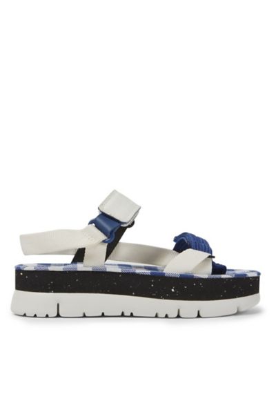 Camper Oruga Up 2-Strap Mixed Material Sandal | Urban Outfitters