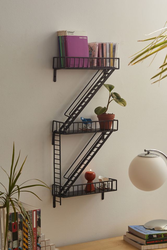 Fire Escape Wall Shelf