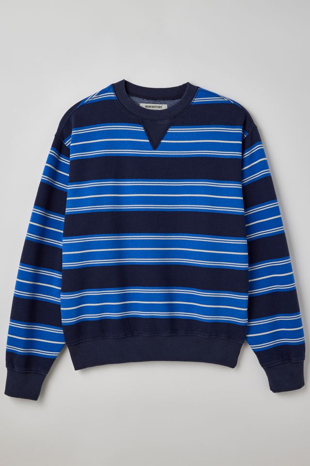 UO Skate Striped Crew Neck Sweatshirt | Urban Outfitters