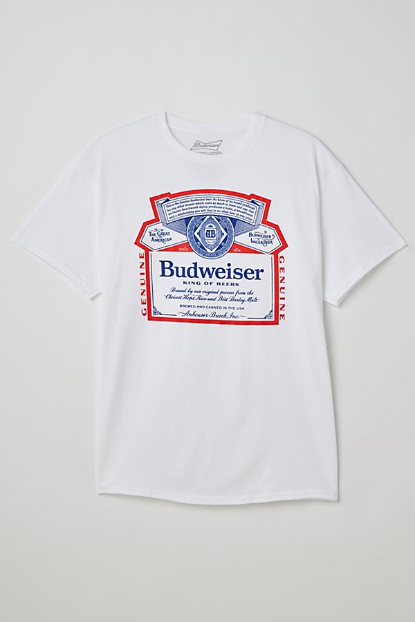 Urban Outfitters Budweiser Classic Tee In White