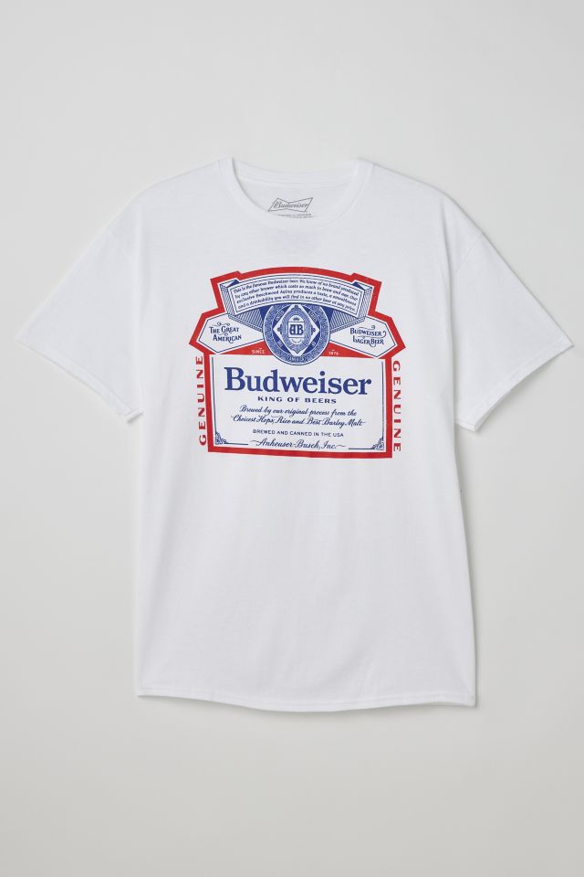 old school budweiser shirt