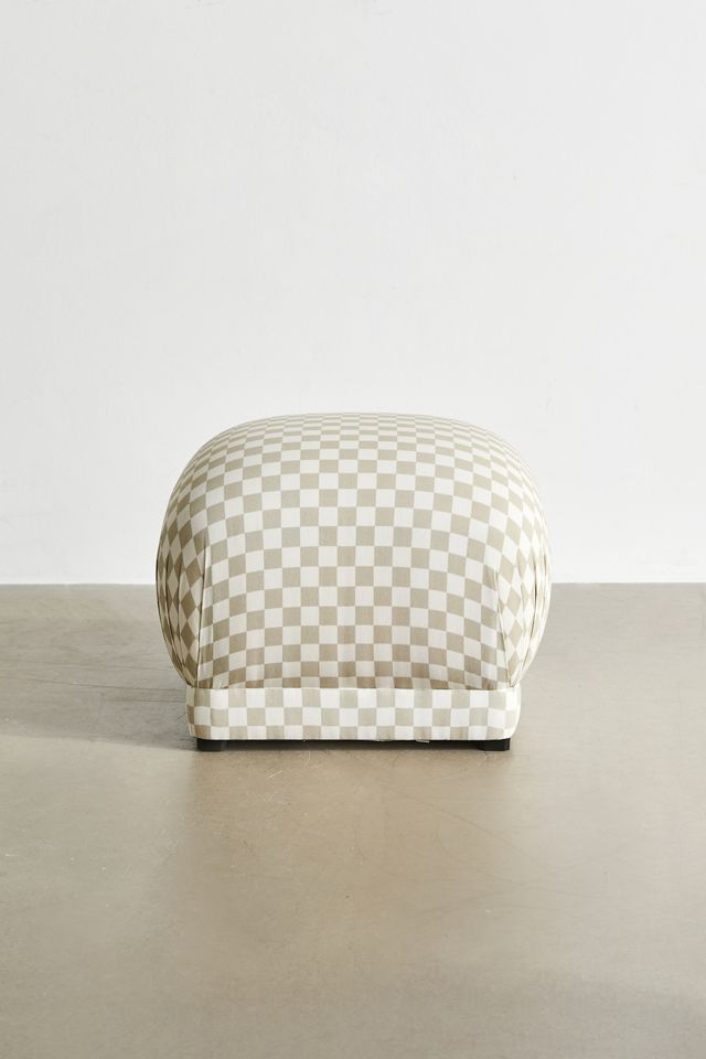 Sierra Checkered Ottoman #1