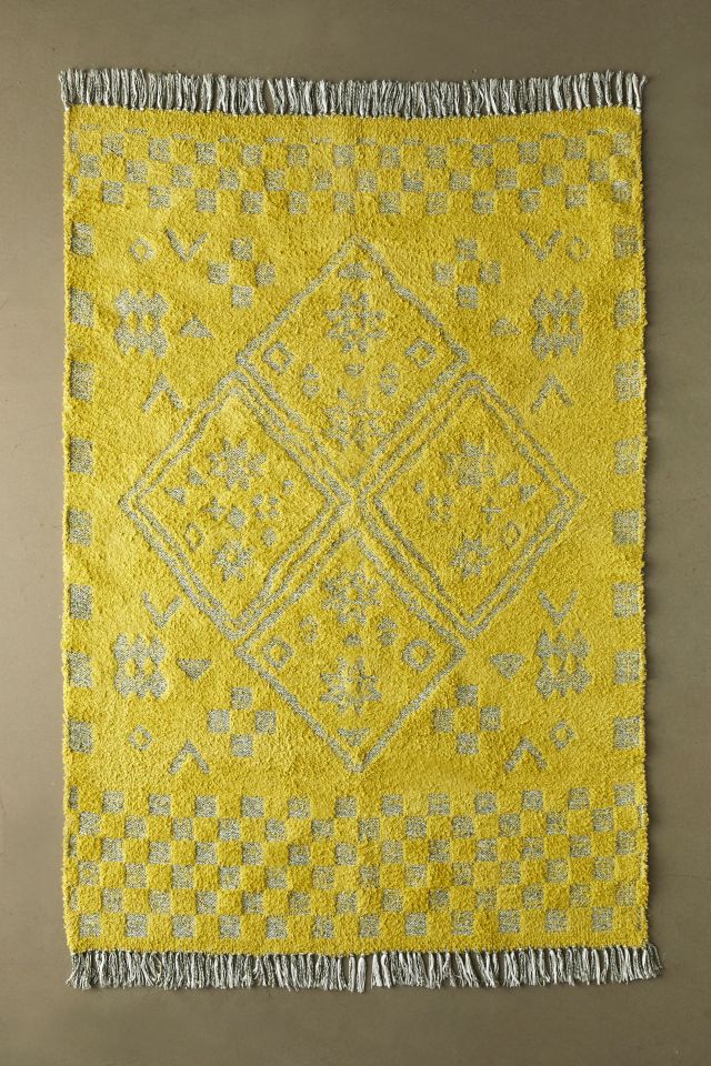 Space Dye Shag Rag Rug #1