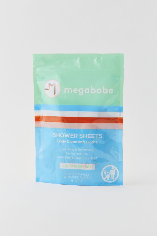 Megababe Shower Sheets Body Cleansing Cloths #1