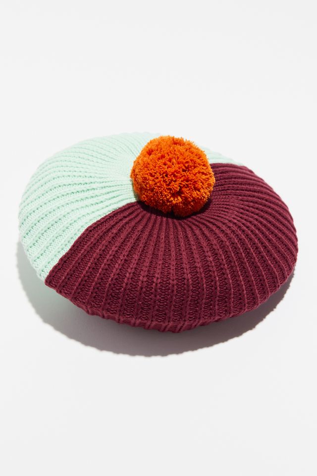 Verloop Polder Colorblock Beret | Urban Outfitters