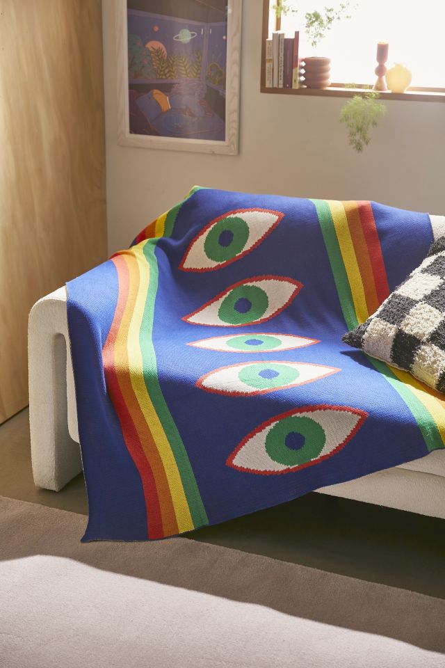 Magic Society Eye Throw Blanket Urban Outfitters