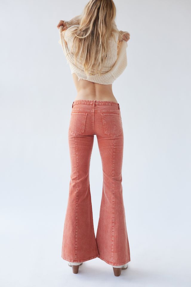 Pantalon Évasé Taille Basse En Velours Côtelé BDG #2