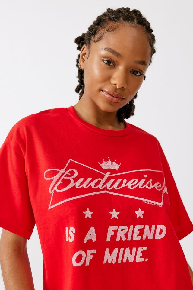 undefined | Budweiser Beer Is A Friend Tee